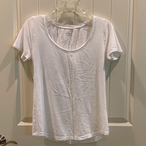 LOFT s/s white tee, size M
